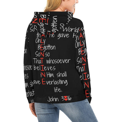 Women's Premium Christian Hoodie – Stylish All-Over Print