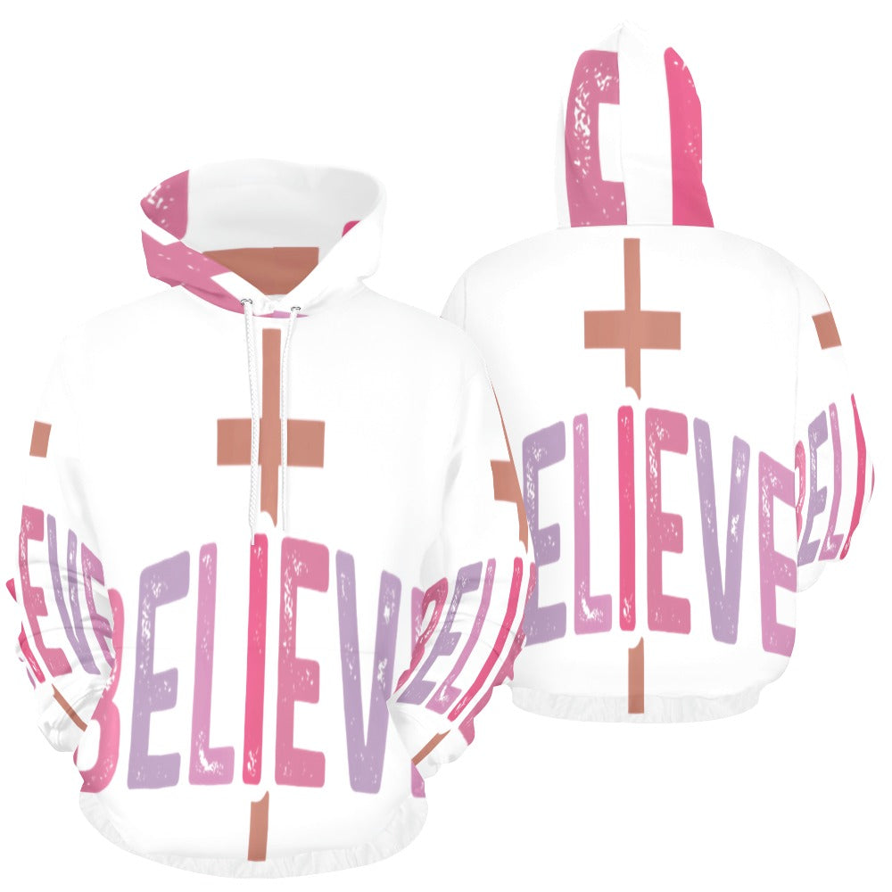 Women's Premium Christian Hoodie – Stylish All-Over Print