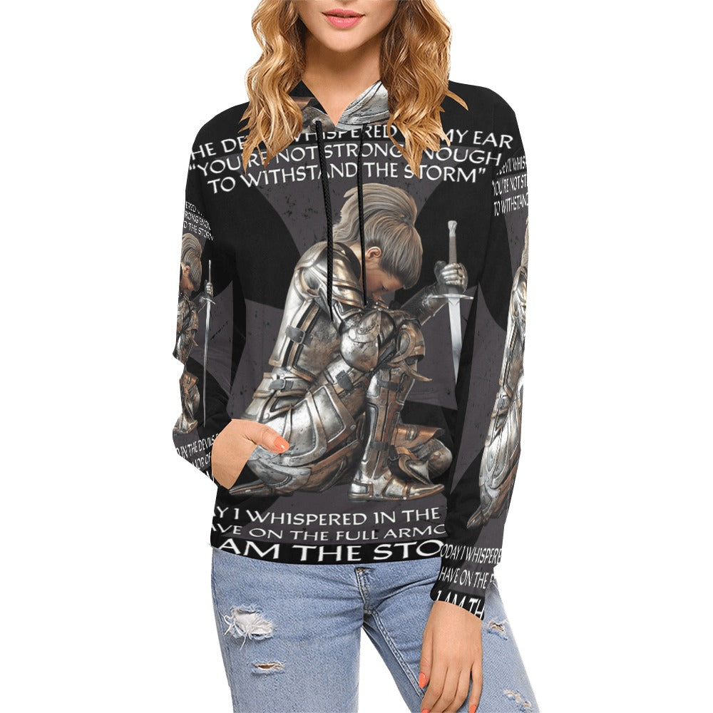 Women's Premium Christian Hoodie – Stylish All-Over Print