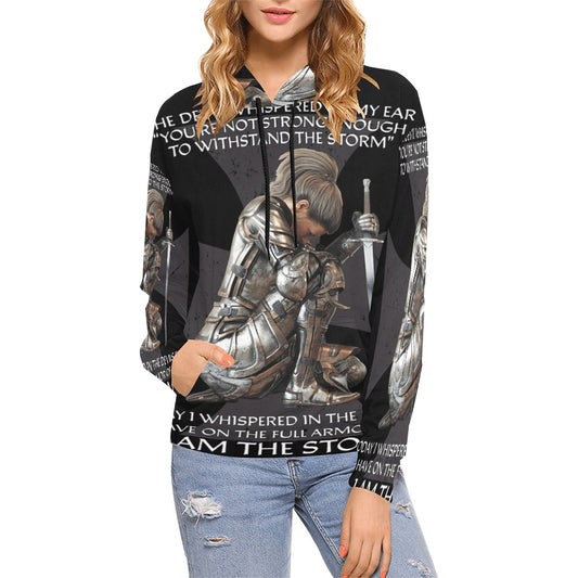 Women's Premium Christian Hoodie – Stylish All-Over Print