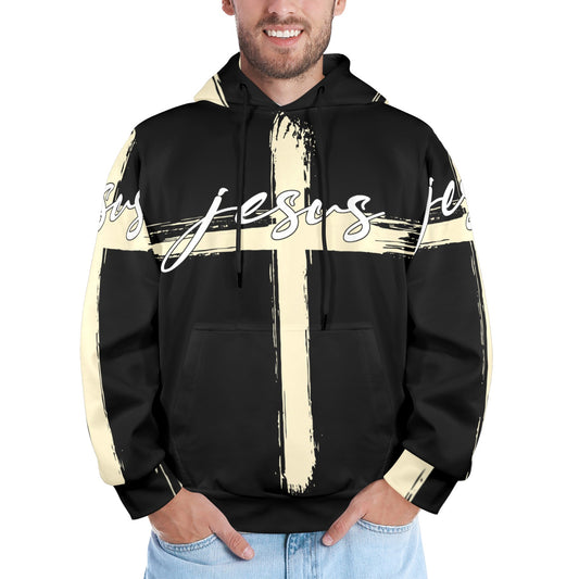 Men's Premium Christian Hoodie – Stylish All-Over Print Graphic Fit