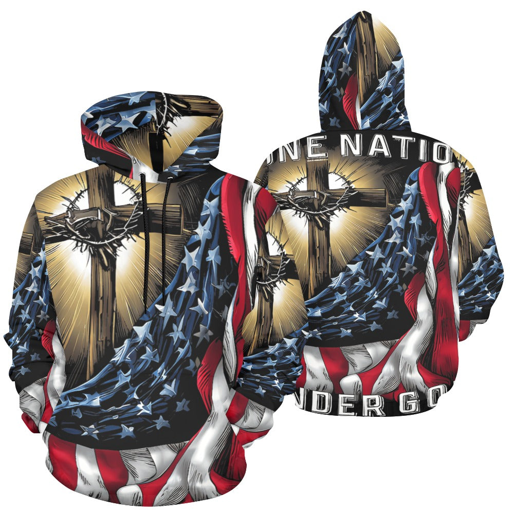 Women's Premium Christian Hoodie – Stylish All-Over Print