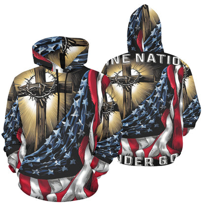 Women's Premium Christian Hoodie – Stylish All-Over Print