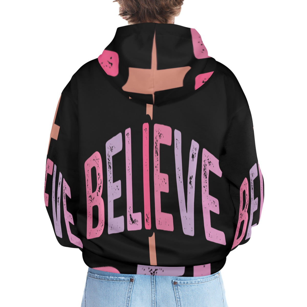Men's Premium Christian Hoodie – Stylish All-Over Print Graphic Fit