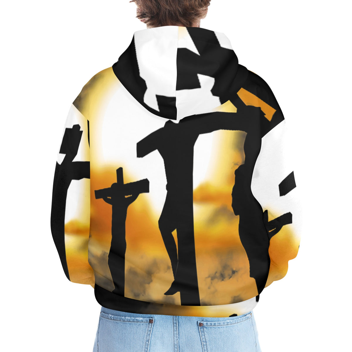 Men's Premium Christian Hoodie – Stylish All-Over Print Graphic Fit