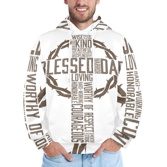 Men's Premium Christian Hoodie – Stylish All-Over Print Graphic Fit