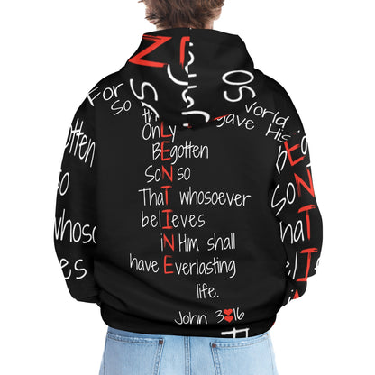 Men's Premium Christian Hoodie – Stylish All-Over Print Graphic Fit