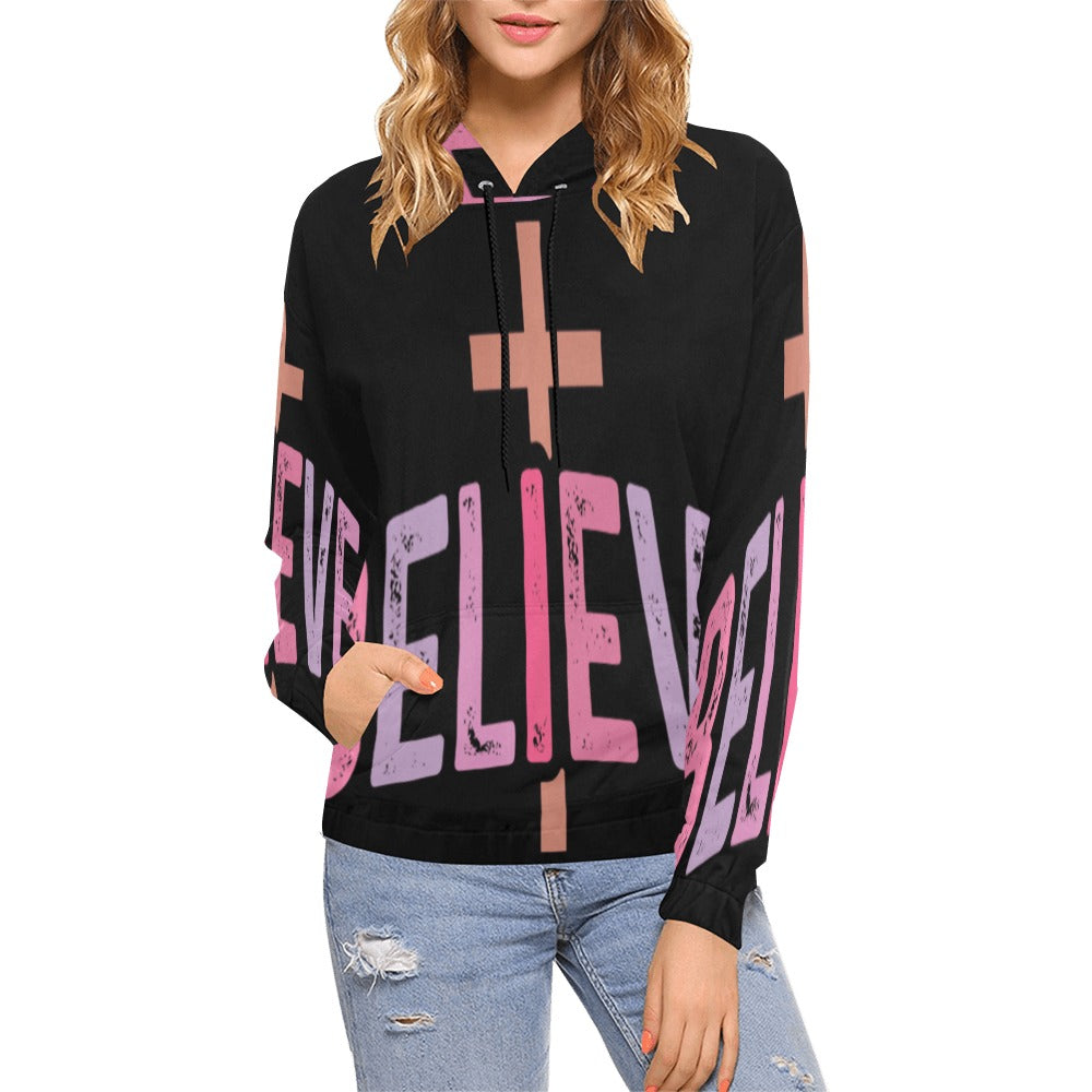 Women's Premium Christian Hoodie – Stylish All-Over Print