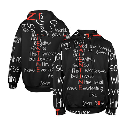 Men's Premium Christian Hoodie – Stylish All-Over Print Graphic Fit