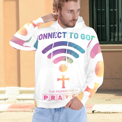 Men's Premium Christian Hoodie – Stylish All-Over Print Graphic Fit