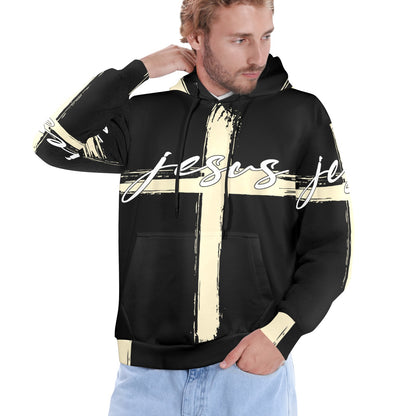 Men's Premium Christian Hoodie – Stylish All-Over Print Graphic Fit