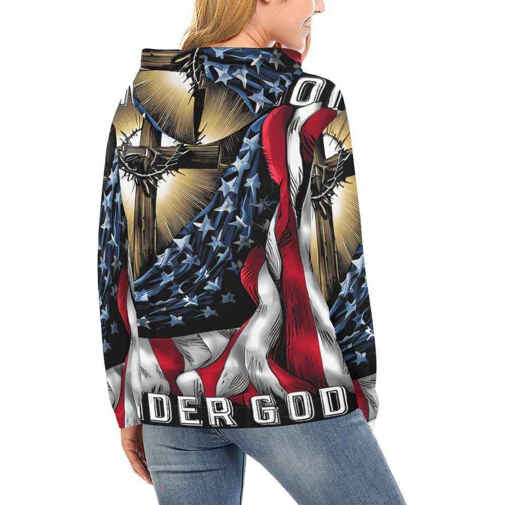 Women's Premium Christian Hoodie – Stylish All-Over Print
