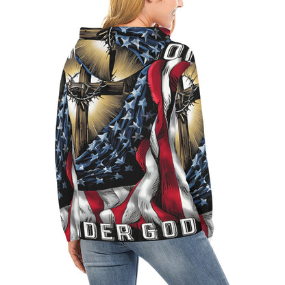 Women's Premium Christian Hoodie – Stylish All-Over Print