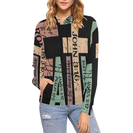 Women's Premium Christian Hoodie – Stylish All-Over Print